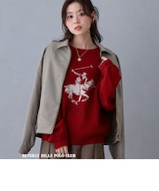 【BEVERLY HILLS POLO CLUB】ロゴニットプルオーバー