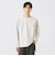 フェイクスエード クルーネック ロングスリーブ Tシャツ