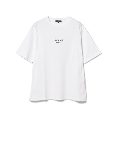 BEAMS HEART ロゴ 刺繍 Tシャツ