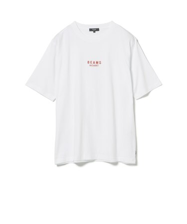 BEAMS HEART ロゴ 刺繍 Tシャツ