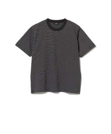 綿ライクポリ ボーダー Tシャツ（吸水速乾）