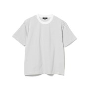 綿ライクポリ ボーダー Tシャツ(吸水速乾)