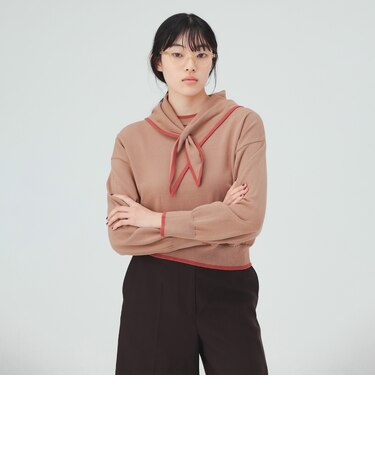 スカーフ セット ニット プルオーバー （セットアイテム）