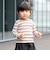 メローリブ Tシャツ 2026FW （90～130cm）プチプラ 人気 ボーダー 着回し ロンT 通園 通学