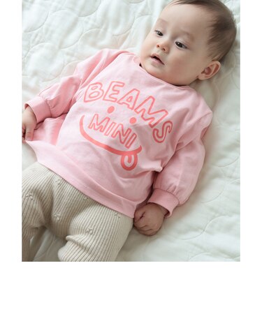【WEB限定】ベビー スマイル ロングTシャツ 2026FW(70~80cm)子供服 乳児 トップス カットソー プレゼント