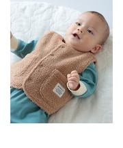 【WEB限定】ベビー ボア ベスト 2026FW(70~80cm)秋冬 定番 人気 プチプラ カジュアル もこもこ