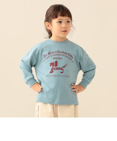 プリント バリエーション ロングTシャツ 2026FW(90~130cm)通園 通学 プチプラ