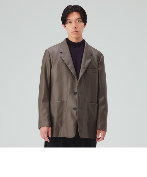 フェイクレザー ジャケット