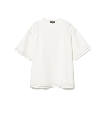 ステッチ 配色 オーバー Tシャツ