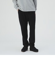 微起毛 ストレッチ テーパードパンツ