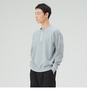 スノーウォッシュ ヘンリーネック スウェット