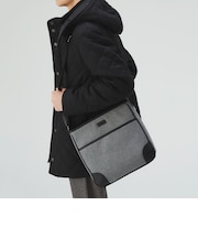 ポリエステル 杢素材 ショルダーバッグ 26FW