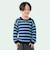 透かし編み ボーダー ニット2026FW（90～140cm） ニット 通学 公園