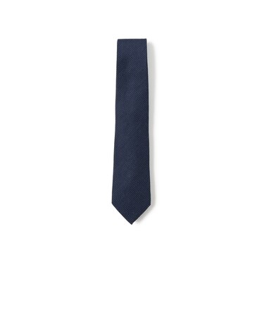 シルクウール ソリッド ネクタイ