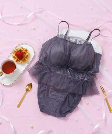 girly frill tulle ブラ&ショーツ