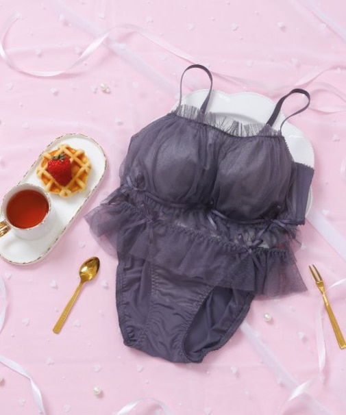 girly frill tulle ブラ&ショーツ