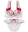 【EFカップ】Rosette Ribbon ブラ＆ショーツ ナイスフィットシリーズ