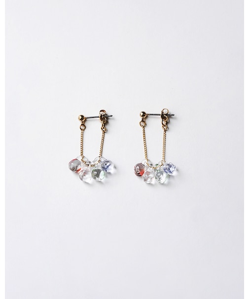 イイダ傘店 ピアス ブルーベリー NF