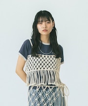 MACRAME BUSTIER