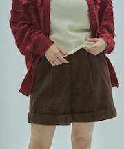CORDUROY SHORT PANTS