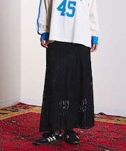 PATCHWORK LACE SKIRT