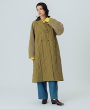 QUILTED LONG COAT