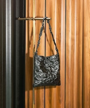 STITCHED STAR SHOULDER BAG