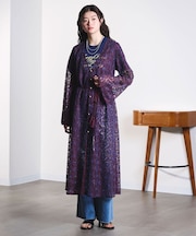 FRONT OPEN LACE DRESS