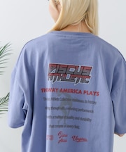 【DISCUS/ディスカス】グラフィックプリント オーバーサイズ Tシャツ
