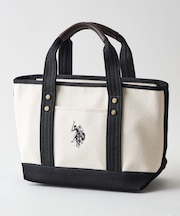 【U.S. POLO ASSN./ユーエスポロアッスン】リバイバルトート Sサイズ ミニトート キャンバス ロゴトートバッグ USPA-1862