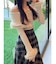 【WEB限定カラーあり】フェイクファートリミングニット