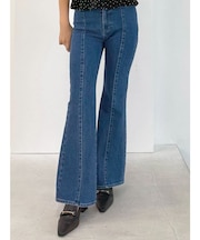 ストレッチブーツカットデニムパンツ