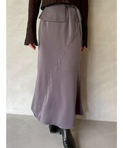 ラペルベルトセットナローフレアスカート