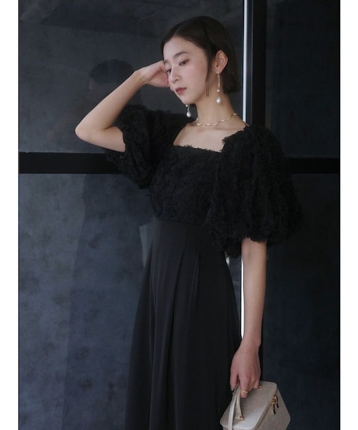 LADY2WAYショルダーパンツドレス