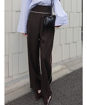 バイカラーパイピングパンツ