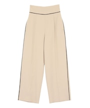 バイカラーパイピングパンツ
