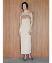 LADYミックステクスチャーボレロキャミワンピース