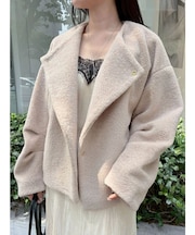 【WEB限定カラーあり】ボアブルゾン