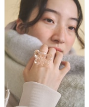 clear ribbon ring