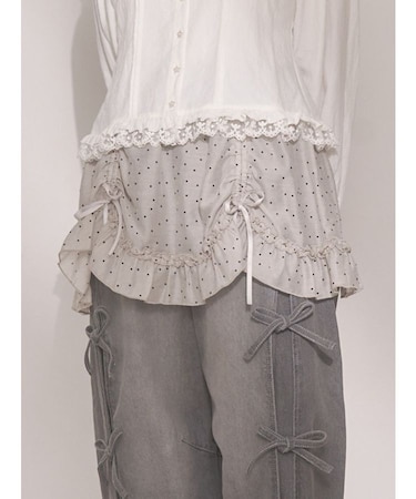 airy lace apron