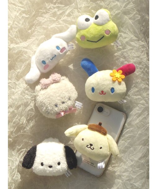 もこもこシナモロールスマホグリップ