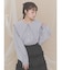 フラワーアイレットブラウス
