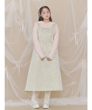 apron jacquardワンピース