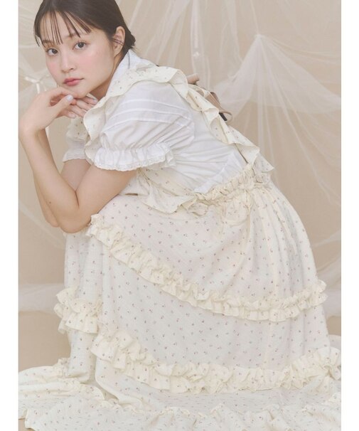 おめかしエプロンワンピース