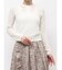 floral pointelle knit