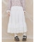 lace ribbonギャザースカート
