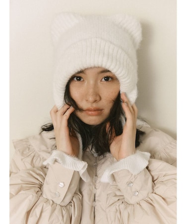 Bear Ear Knit Cap