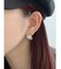 メタルフープデザインピアス