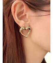 メタルハートピアス