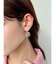 クリアフラワーピアス